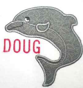 Applique Dolphin