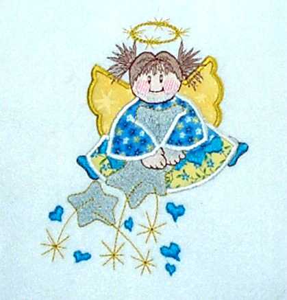 Applkique Silver Angel