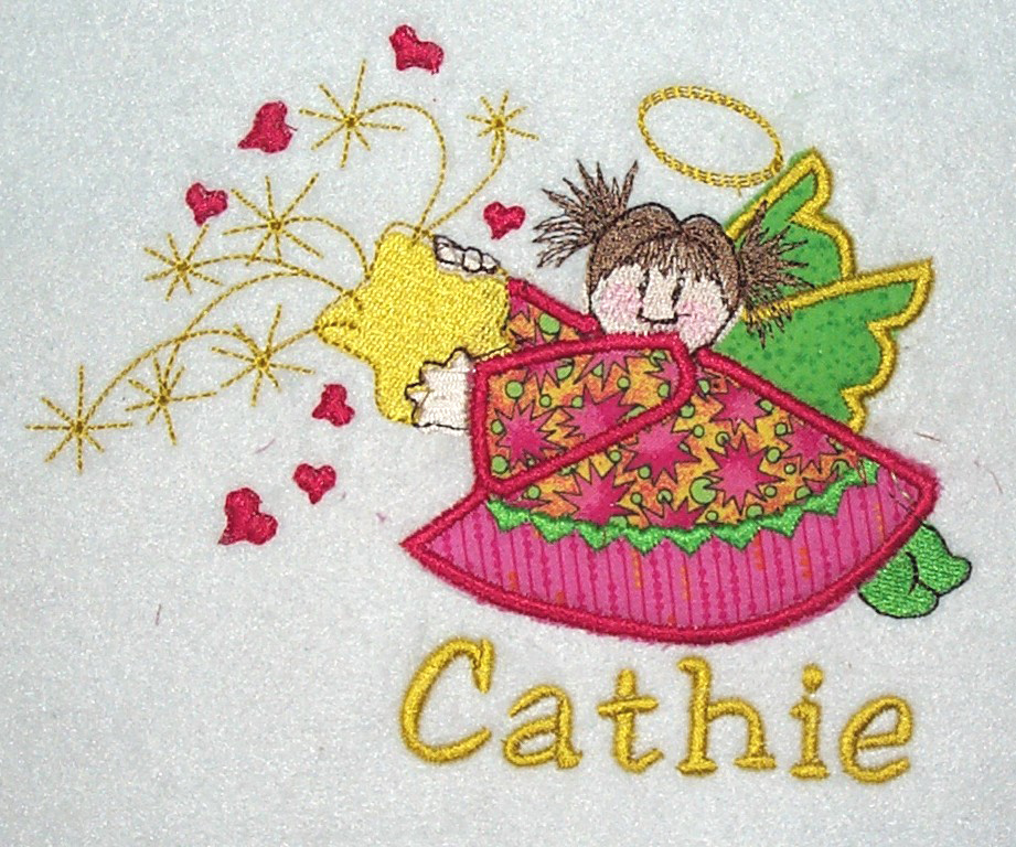 Applique Summer Angel