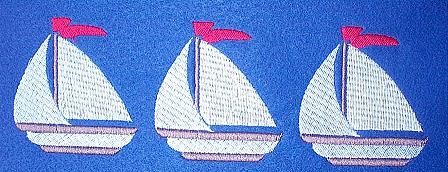 Three Sailboats