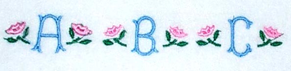 Rosebud Monogram