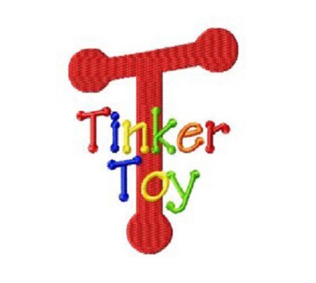 Tinker Toy Monogram