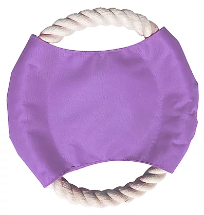 dog disc toss toy lavender