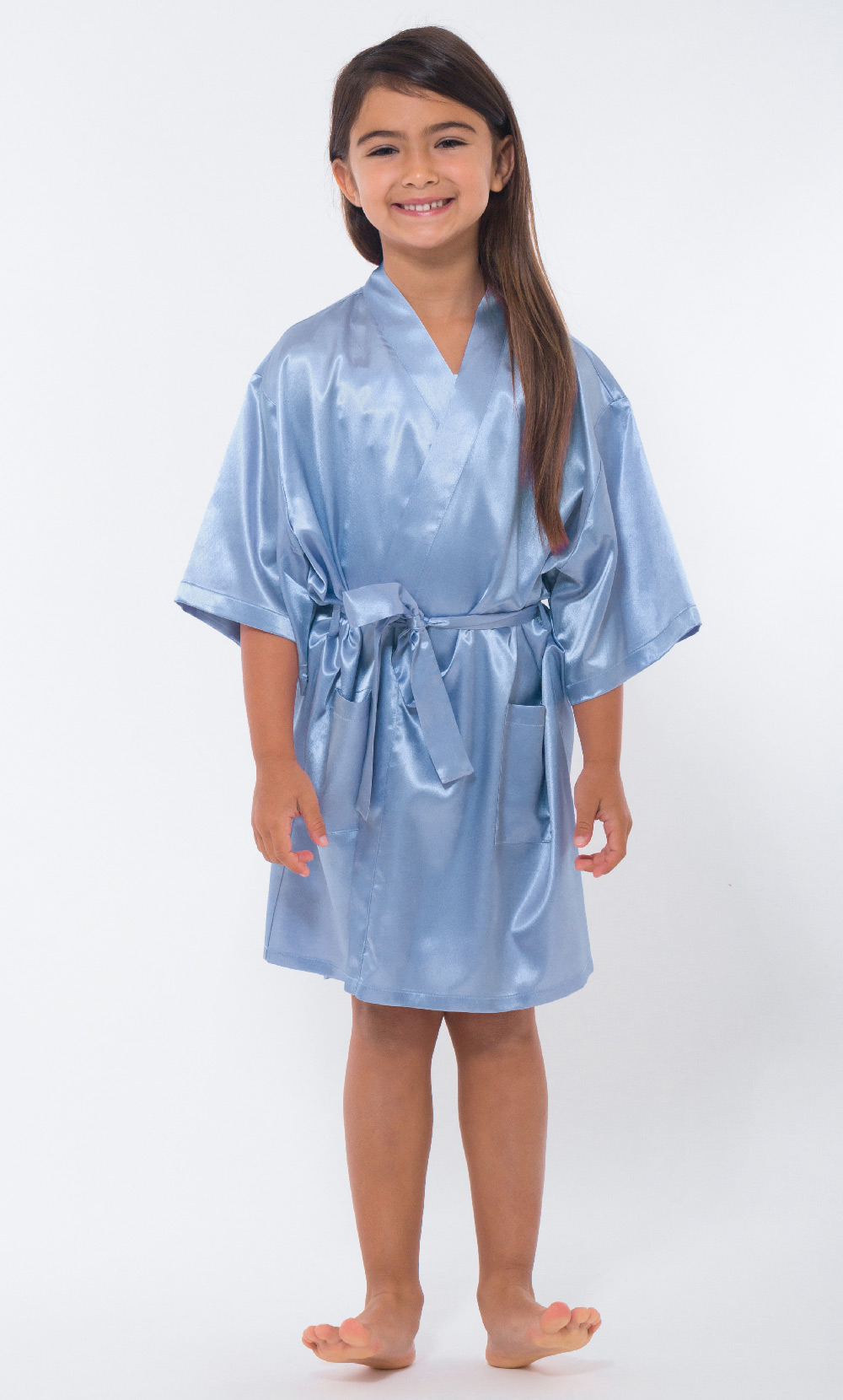 This is Satin Robe for the Flower Girl