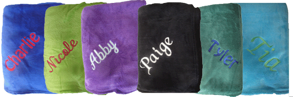 This is Personalized Coral Fleece Throw Blanket