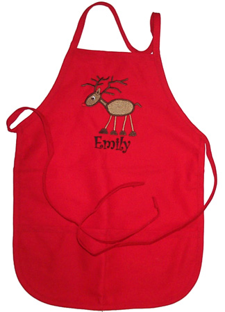 Red Child's Chef Apron