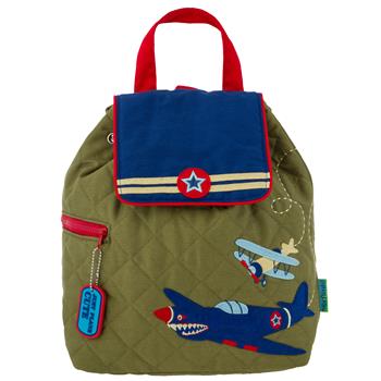 Airplane Quilted Backpack