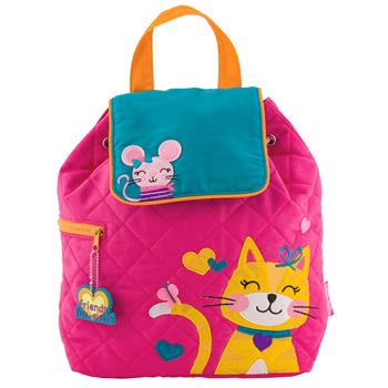 Cat Quilted Backpack