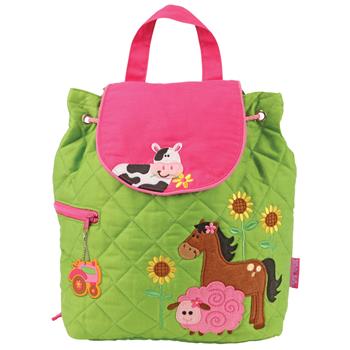 Farm Quilted Backpack (Girl/Pastel Colors)