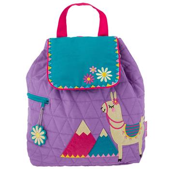 Llama Quilted Backpack