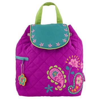 Paisely Quilted Backpack