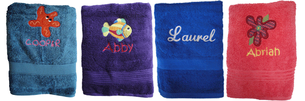 Children's Solid Beach Towels