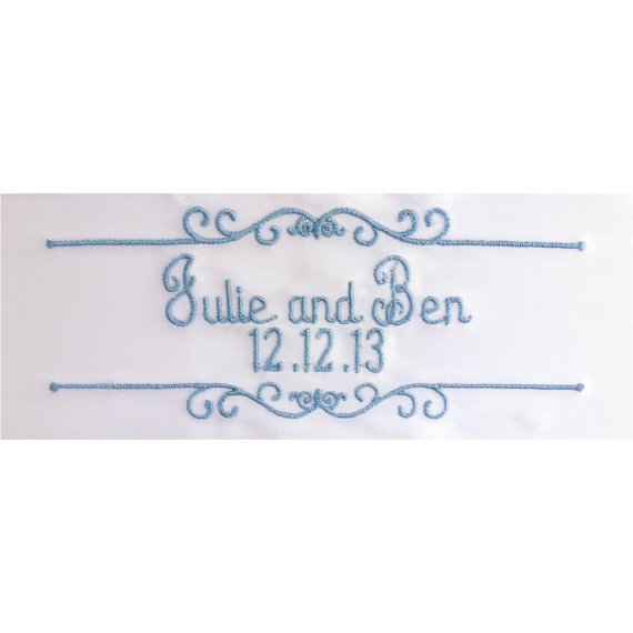 Julie Wedding Ribbon Label