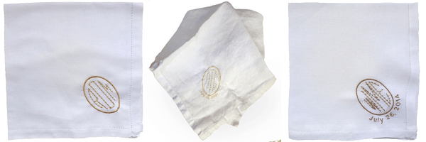 This is Custom Personalized Groom's Handkerchief