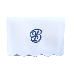 This is Personalized Linen Tissue Holder
