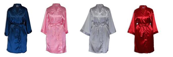 This is Satin Wedding Day Dressing Gown
