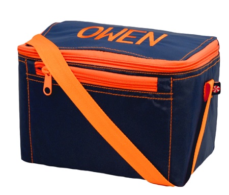 Navy/Orange Bright Lunch Box