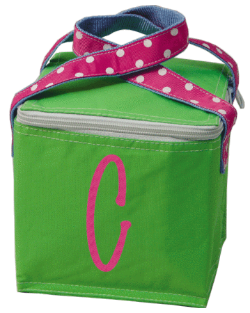 Lime Polka Bright Snack Square