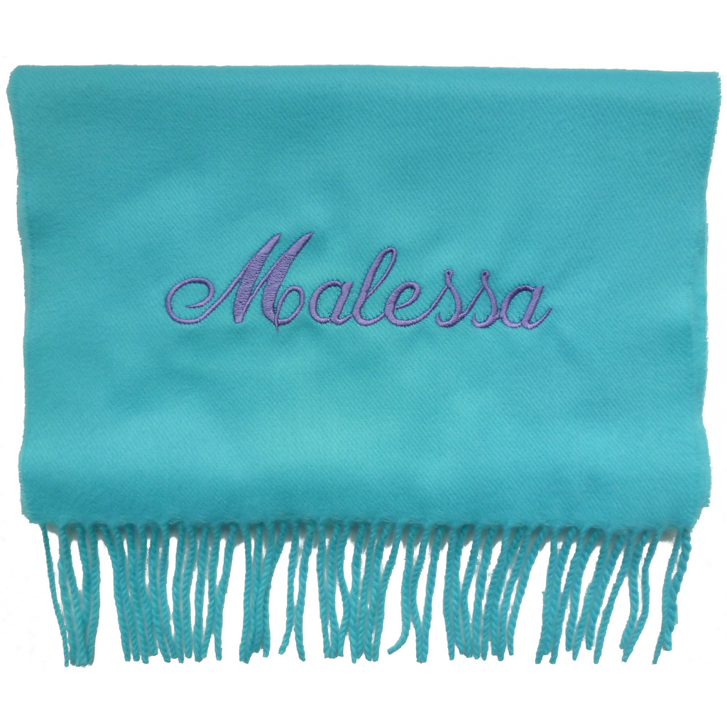 Turquoise Cashmere Scarf