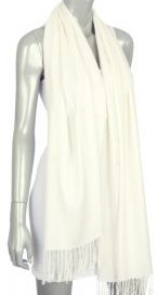 White Pashmina Scarf