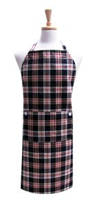 Man Plaid Laminated Chef's Apron