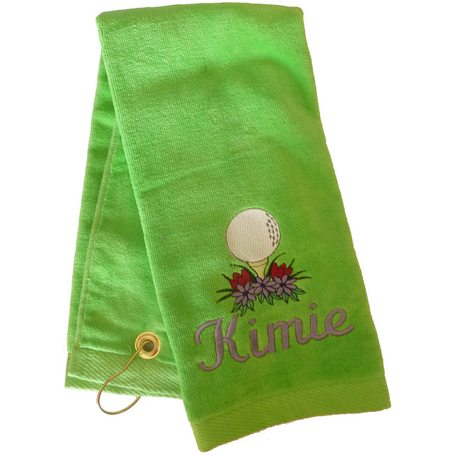 Lime Golf and Sports Towel