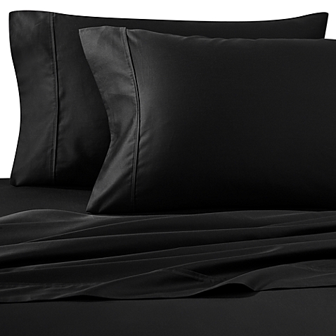 Black 400 Thread Count Bed Sheets
