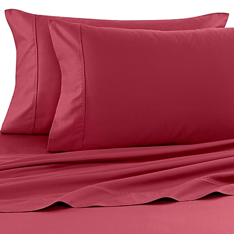 Burgundy 400 Thread Count Bed Sheets