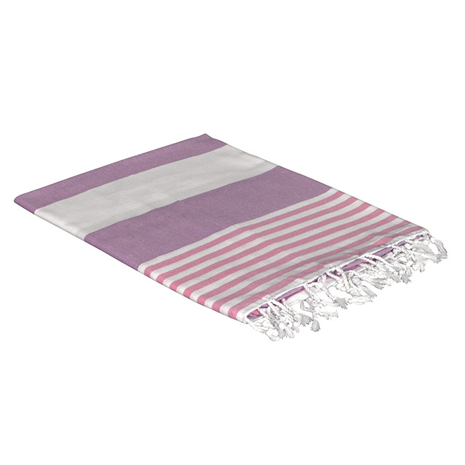Purple/Pink Turkish Boreas Style Towels