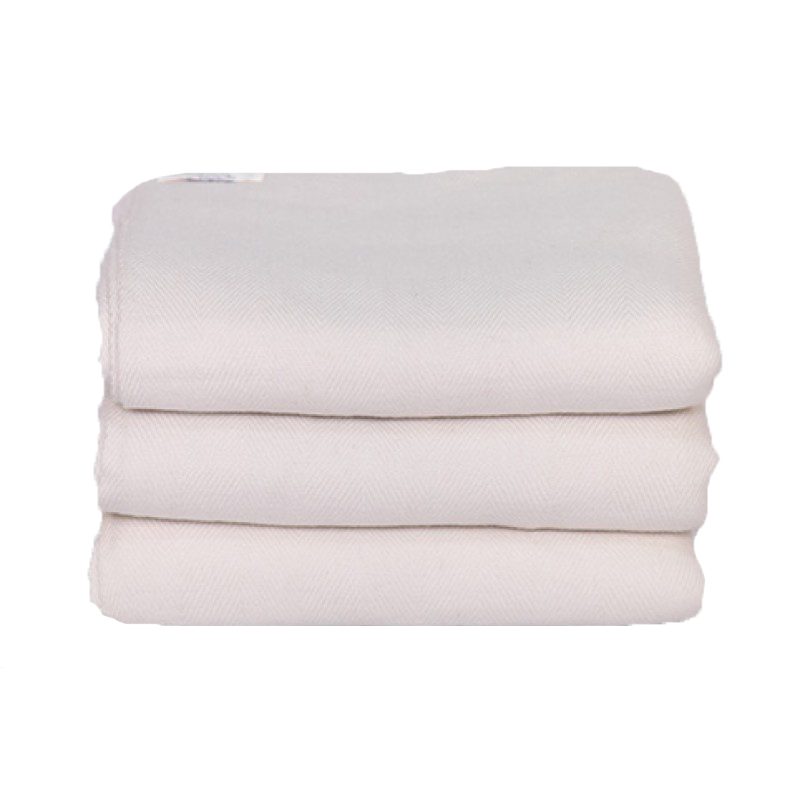 White Cashmere Throw Blanket