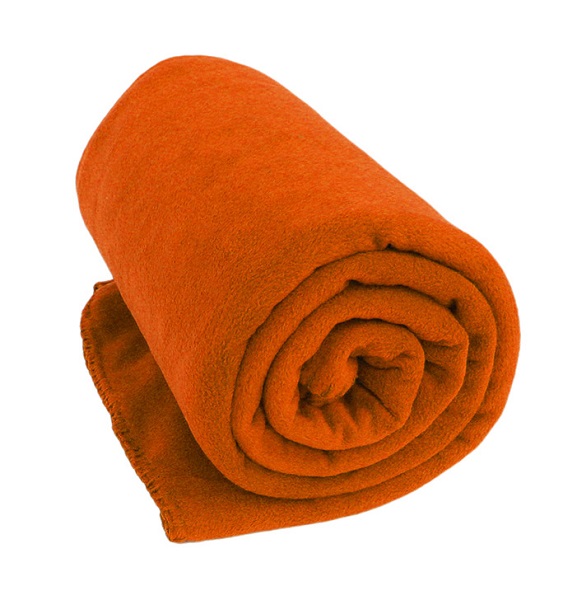 Orange Coral Fleece Blanket
