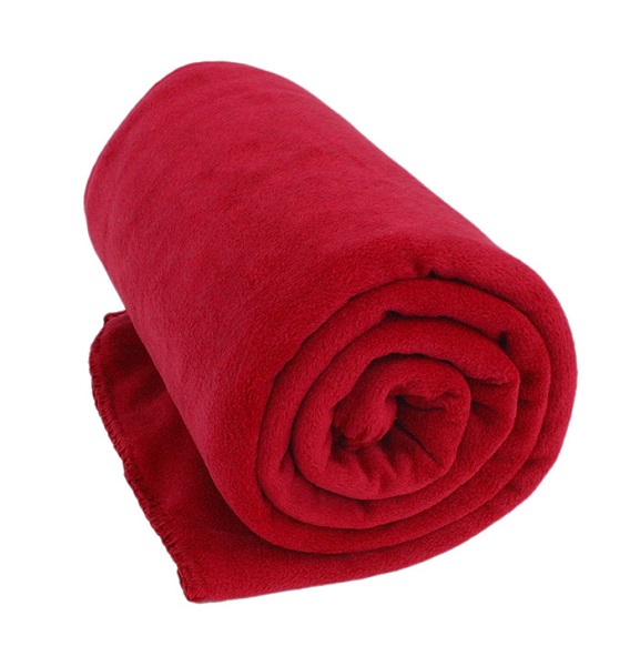 Red Coral Fleece Blanket