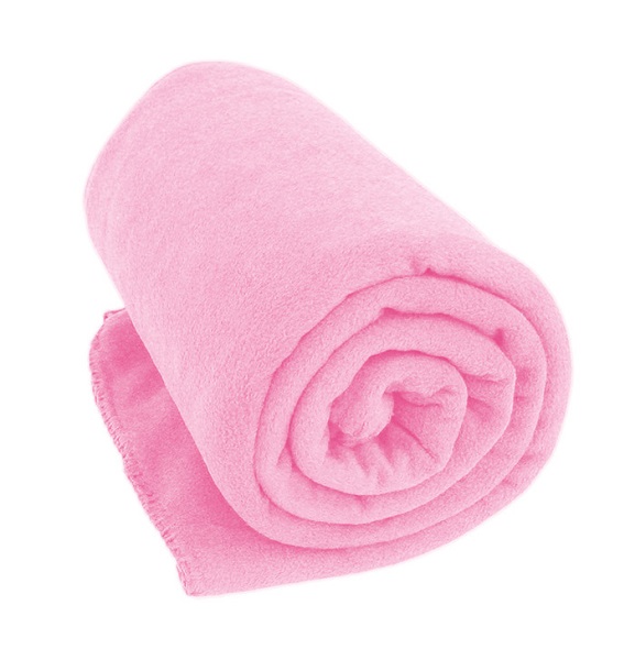 Pink Coral Fleece Blanket