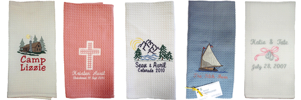 This is Personalized Memory Tea Towels