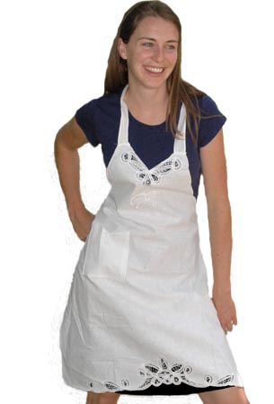 Battenburg Lace Apron