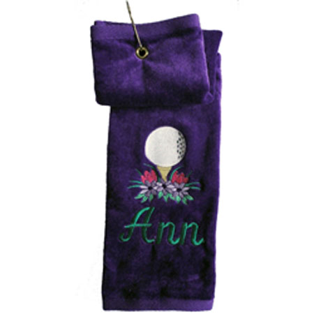 Purple Golf and Sports Towel