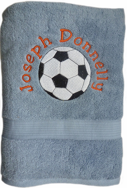 Washed Blue Towels
