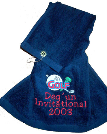 Navy Golf and Sports Towel