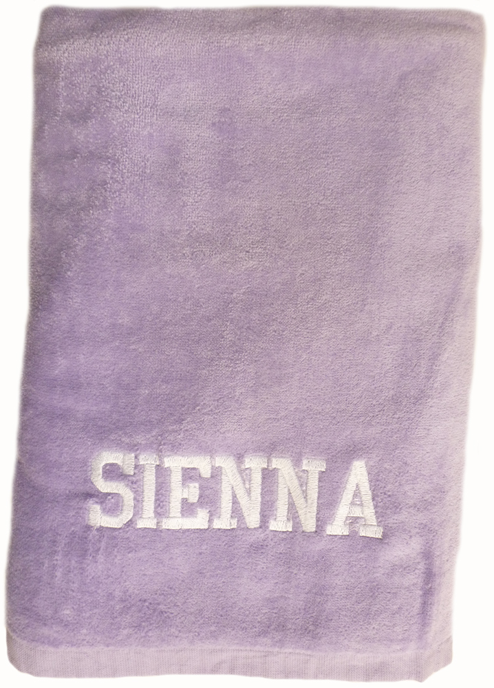 Lavender Velour Bath Sheet