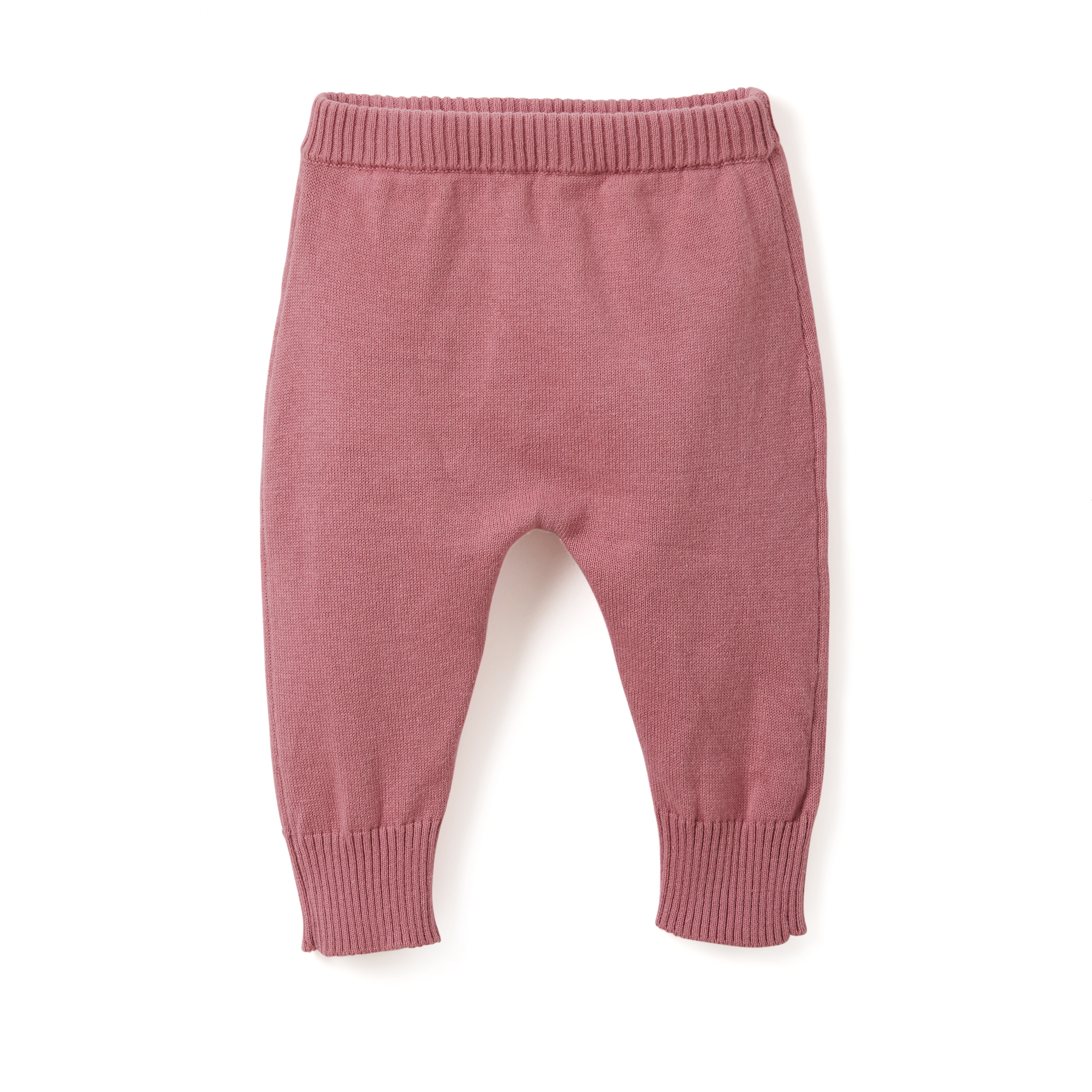 knitted pant mauve