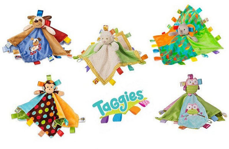 This is Taggie Character Blankie Toy