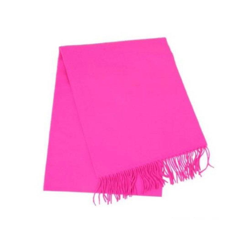 Cashmere Scarf Color Hot Pink