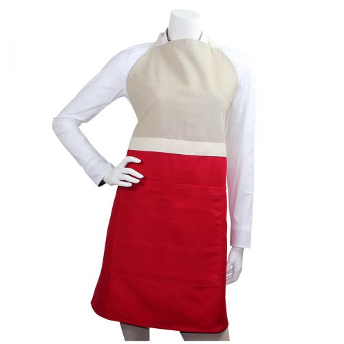 apron unisex red