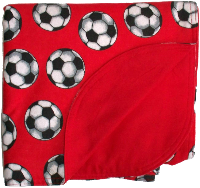 Bold Red Soccer Balls