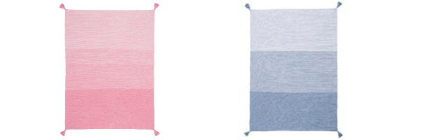 This is Cotton Ombre Baby Blanket